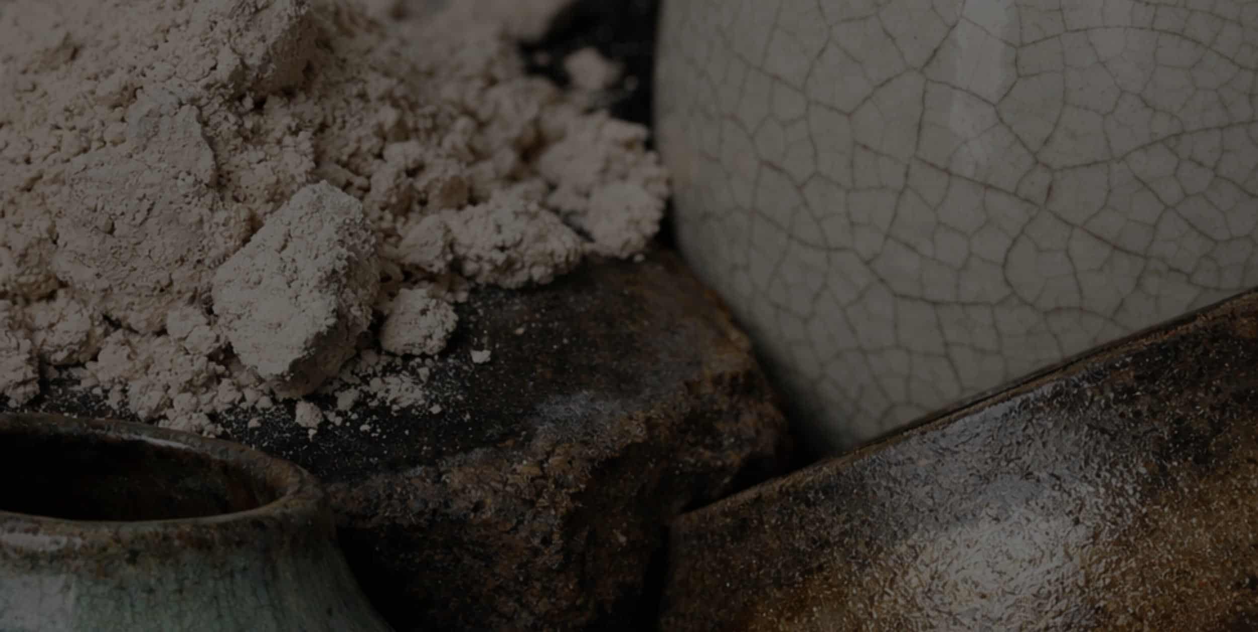 A curated selected ceramic works place